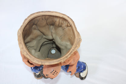 Japanese Figurine Bonsai Pot | Artistic Ceramic Bonsai Planter | Unique Decorative Pot