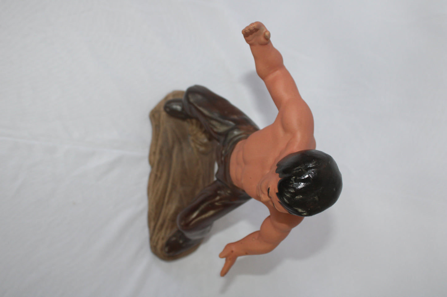 Martial Artist Bonsai Figurine – Decorative Ceramic Statue for Bonsai, Terrarium & Home Décor