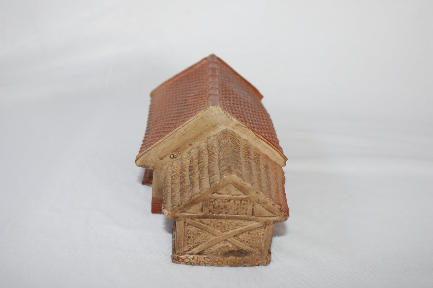 Handmade Ceramic Bonsai House Miniature – Rustic Village Style Decoration for Bonsai & Fairy Garden