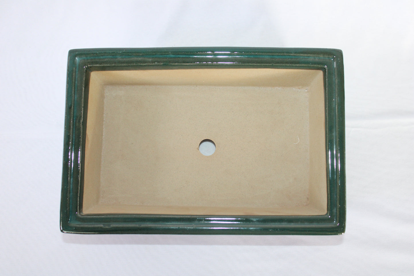 Imported Taiwanese Rectangular Bonsai Pot | Premium Ceramic Bonsai Tray (Green & Matte Brown Variants) | Artistic Glazed Planter