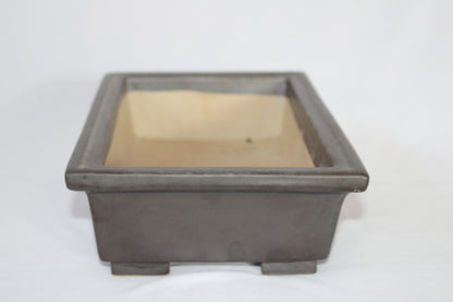 Imported Taiwanese Rectangular Bonsai Pot | Premium Ceramic Bonsai Tray (Green & Matte Brown Variants) | Artistic Glazed Planter