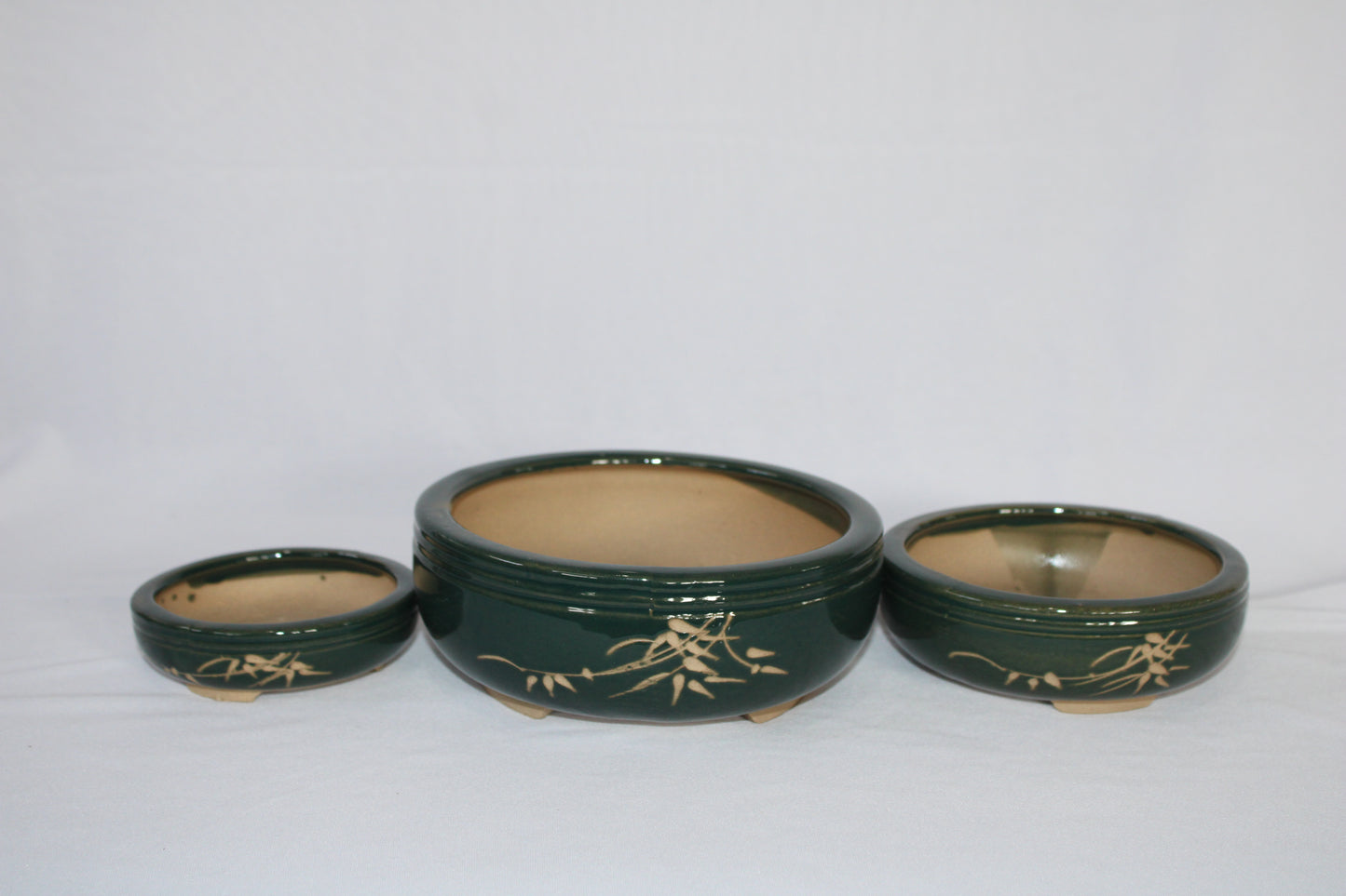 Premium Taiwanese Ceramic Bonsai Tray | Handmade Glazed Bonsai Pot | Shallow Bonsai Planter for Indoor & Outdoor Use