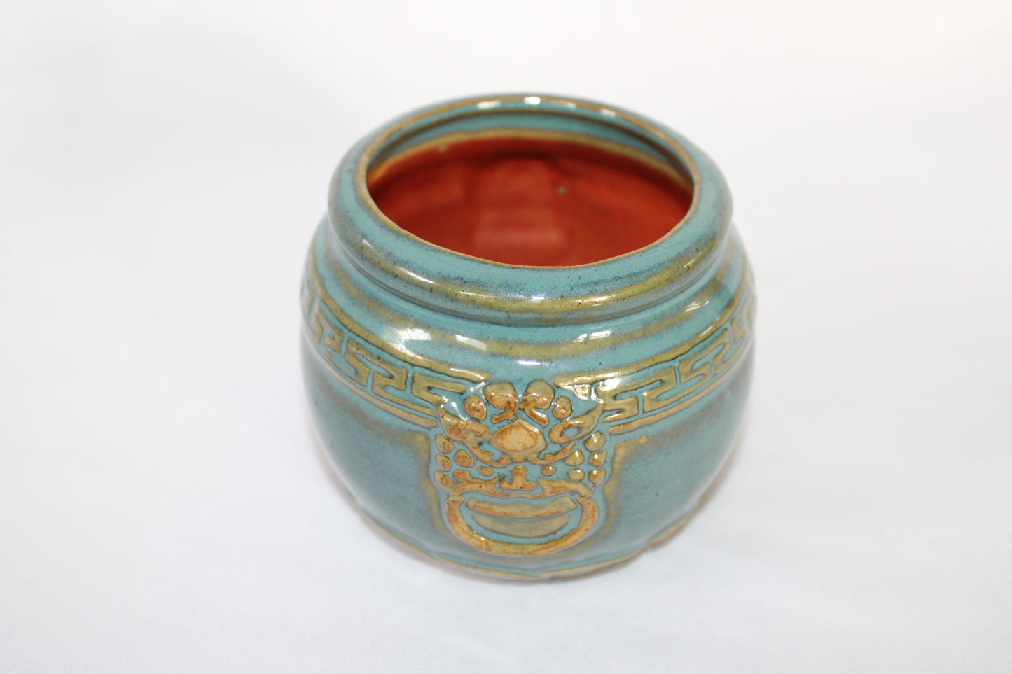 Premium Taiwanese Ceramic Bonsai Pot with Antique Glaze & Handcrafted Lion Design | Luxury Planter for Bonsai & Indoor Decor