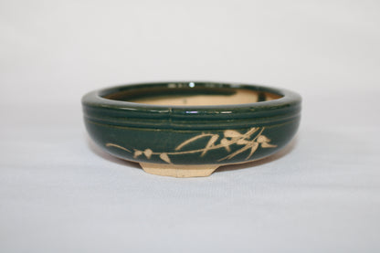 Premium Taiwanese Ceramic Bonsai Tray | Handmade Glazed Bonsai Pot | Shallow Bonsai Planter for Indoor & Outdoor Use