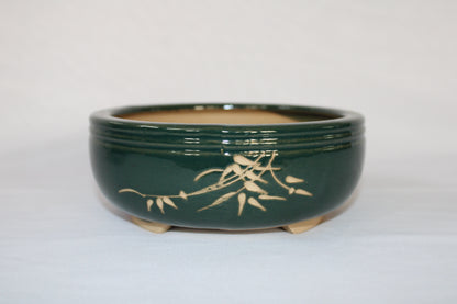 Premium Taiwanese Ceramic Bonsai Tray | Handmade Glazed Bonsai Pot | Shallow Bonsai Planter for Indoor & Outdoor Use