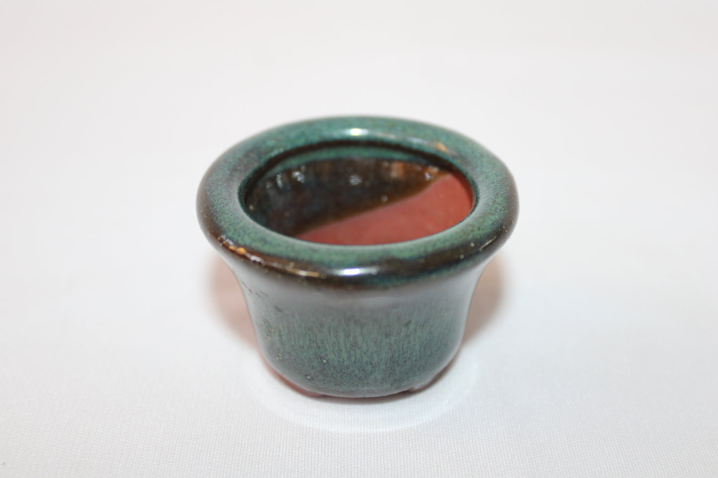 Mini Round Glossy Green Ceramic Bonsai Pot | Vietnam Imported Small Succulent Planter | Premium Indoor Bonsai Container