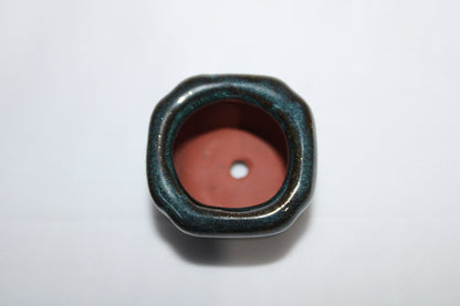 Vietnam Ceramic Mini Bonsai Pot | Glazed Round Small Planter | Premium Indoor Bonsai Pot