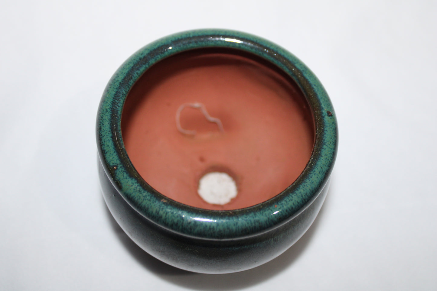 Premium Vietnam Ceramic Bonsai Pot | Round Designer Glazed Planter | Emerald Green Finish with Feet | Mini Bonsai Container